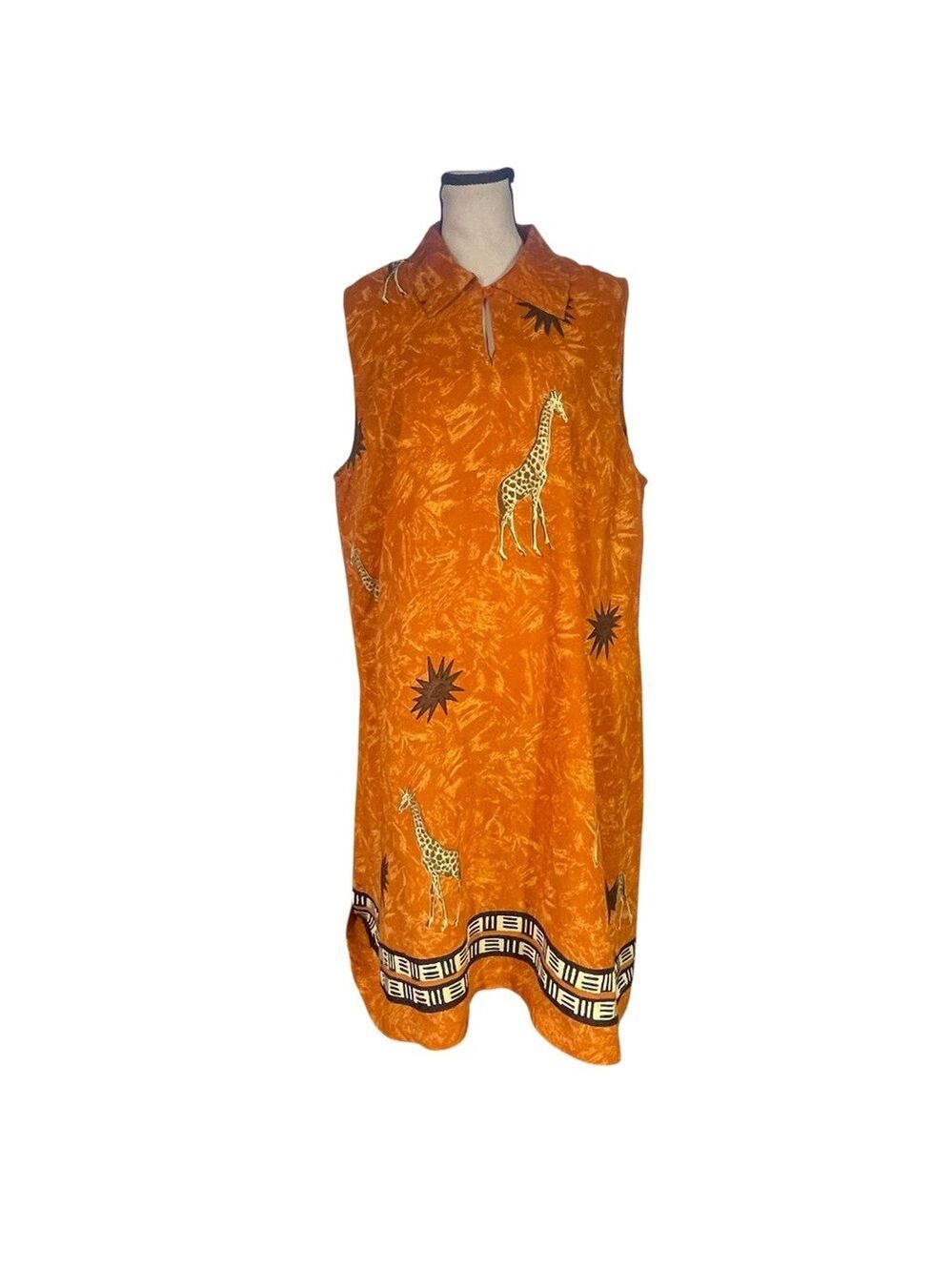 Animal Print Sleeveless Dress